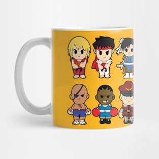 Street Fighter Team Chibi Mug